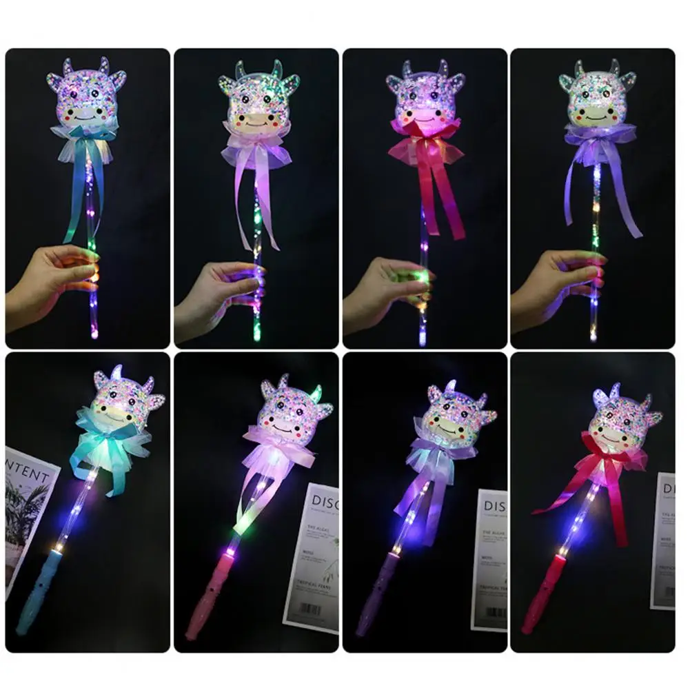 Светящаяся мигающая красочная палочка в форме коровы детская игрушка подарок |