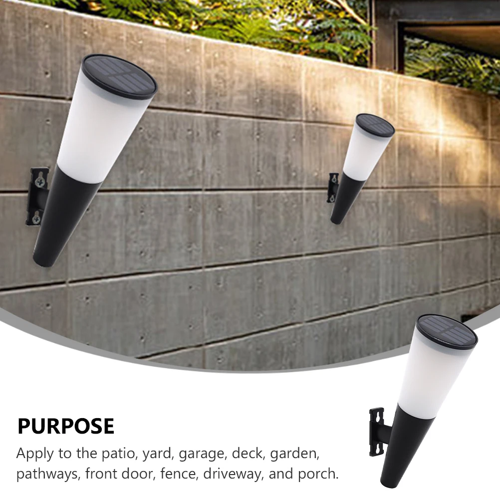 

Solar-Powered Wall Lamp Waterproof Yard Light Outdoor LED Wall Mounted Light