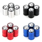 Колпачки клапанов автомобильных шин 4 шт., алюминиевая крышка воздушного клапана для Vauxhall VXR Insignia Astra, аксессуары для автомобильных шин, Стайлинг