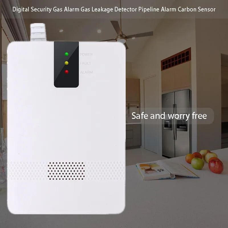 High Senstitve 85dB Coal Gas Co Kitchen LED Three Mode Warning Lights Leak Detector | Дом и сад