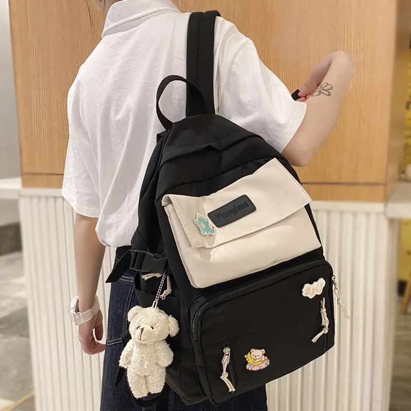 DCIMOR новый водонепроницаемый нейлоновый женский рюкзак с несколькими карманами