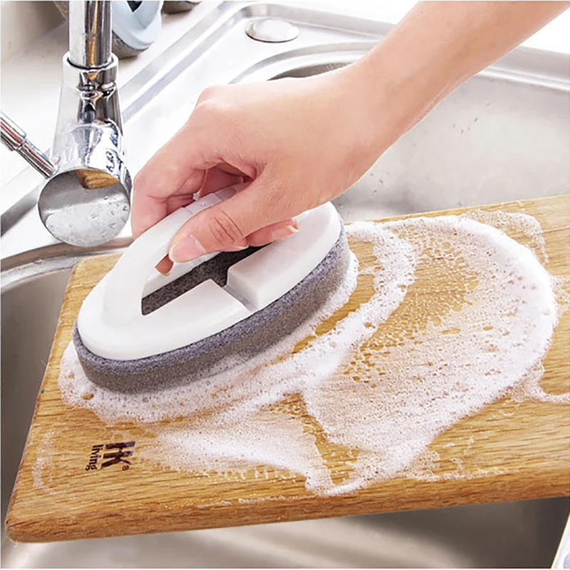 Складная губчатая щетка с ручкой Чистящая Щетка для ванной стол мытья плитки