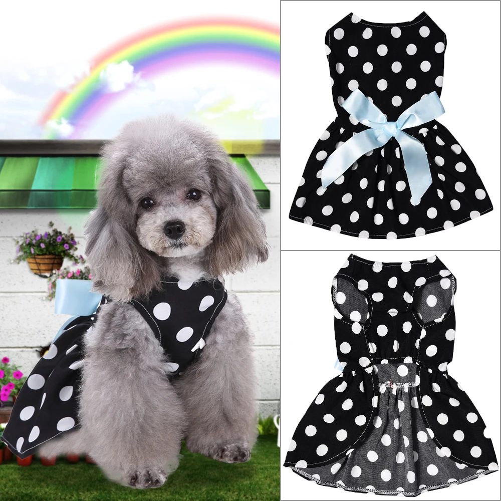 Платье с симпатичным узором лента в горошек платье–пачка бантом одежда уютный