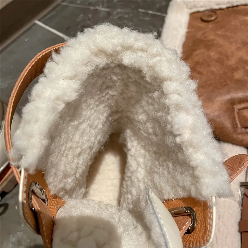 FEDONAS/модные зимние ботинки Женские ботильоны на шнуровке Повседневная Уличная