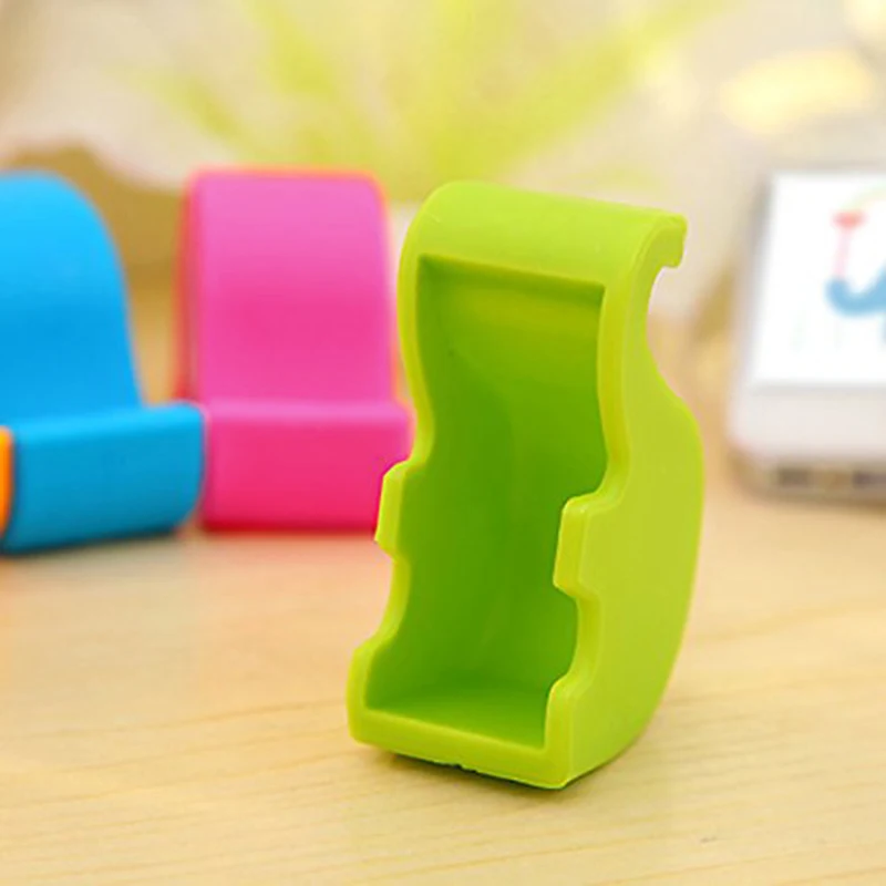 Милая искусственная настольная подставка с мини слоном для телефона и планшетов