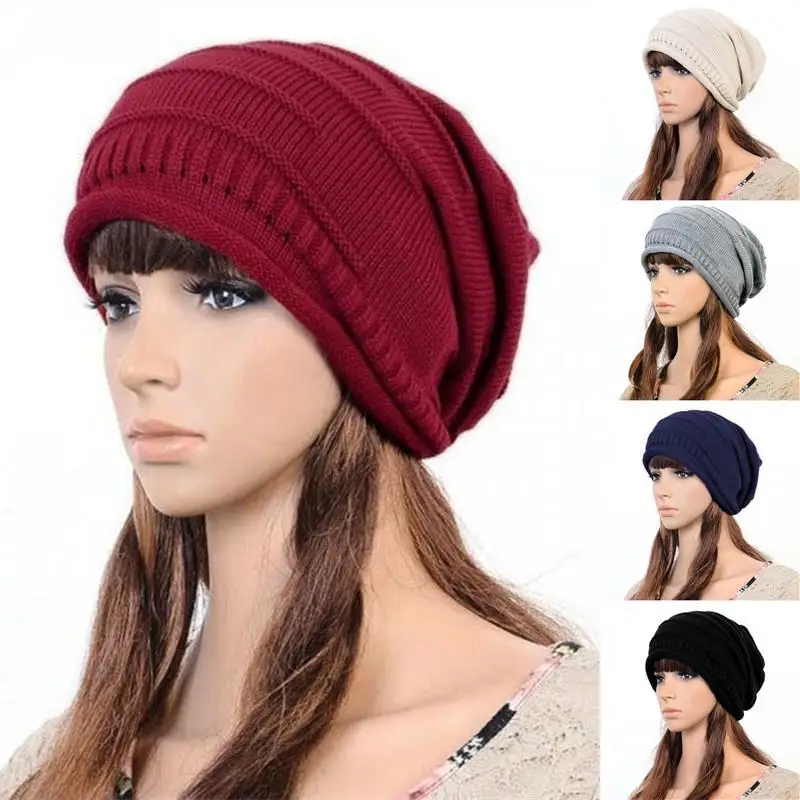 

Fashion Comfortable Knitted Cap Warm Winter Hats Beanie Hat for Men and Women