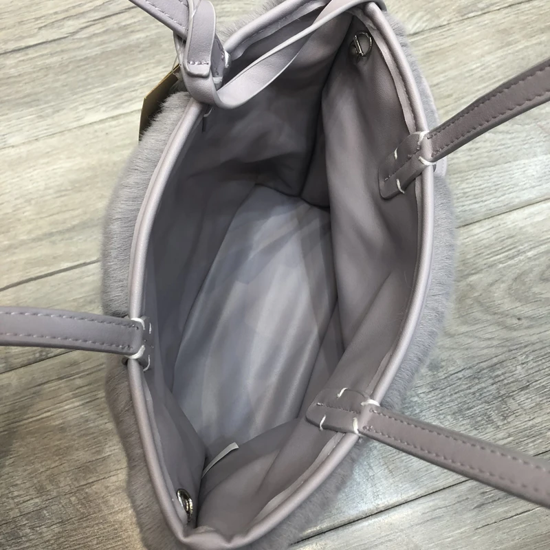 Женская сумка из ангорской шерсти Sunday Повседневная маленькая на плечо