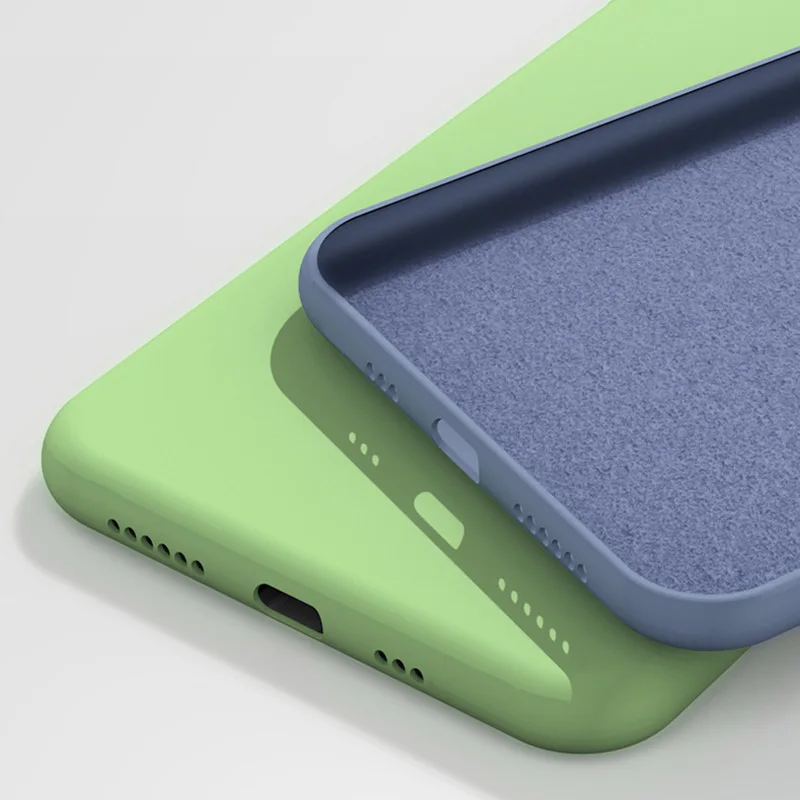 

Soft Liquid Silicone Protective Cover for iPhone11 12 Pro Max Shockproof Case for iPhoneX Xr XS