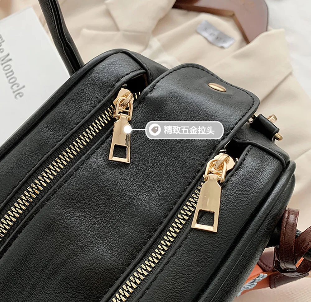 

ANOKHOGI Colorful Female Korean Style Shoulder Bag Vintage Quality Autumn Handbag ZX78