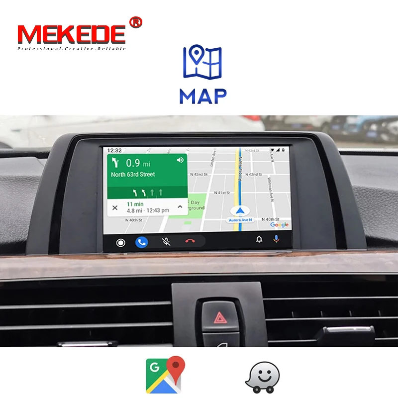 

New!Wireless Apple CarPlay Android Auto Decoder Box For BMW 1 Series F20 F21 2 Series F22 F23 F45 3/4 Series F30 F31 NBT System