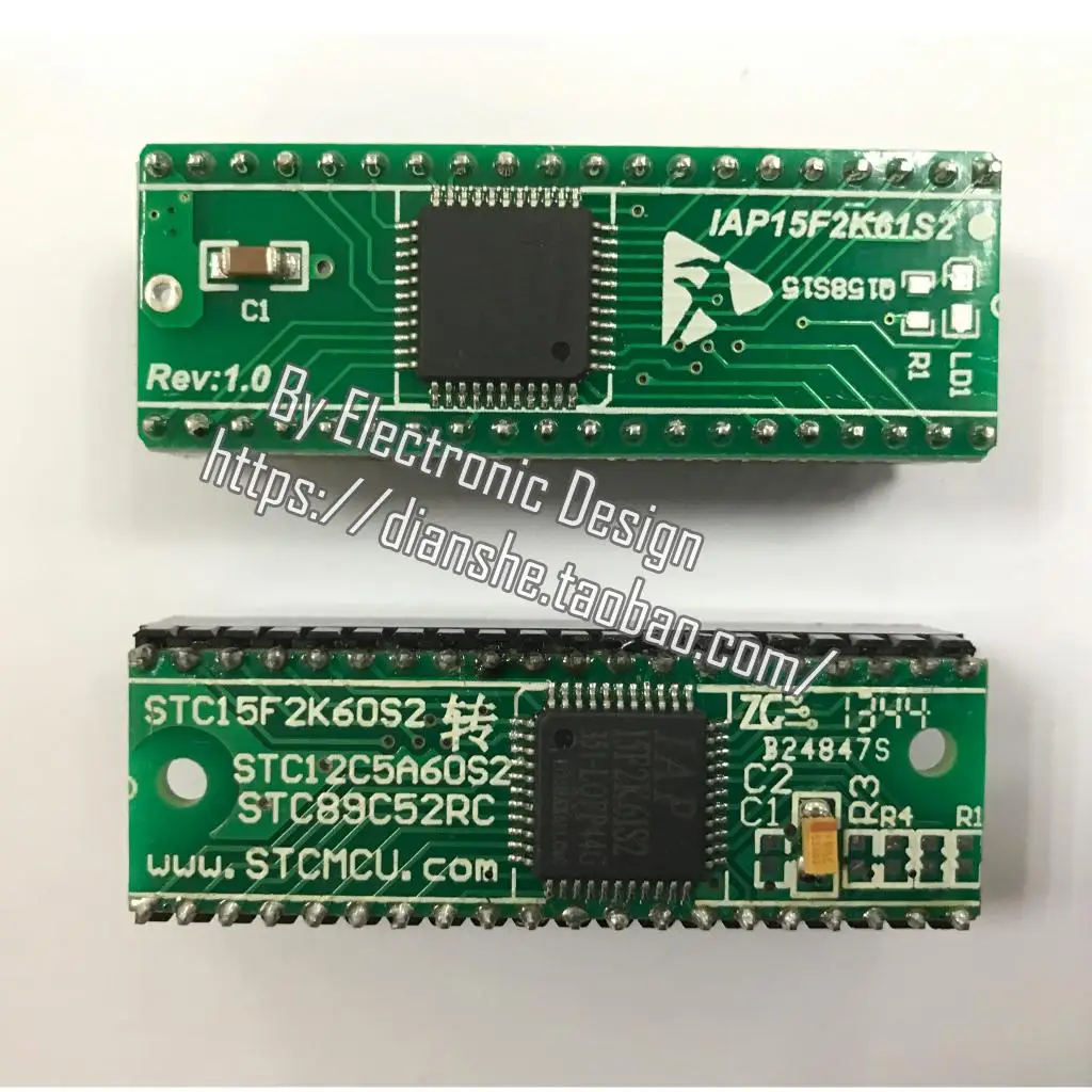 Плата адаптера IAP15F2K61S2 STC15 для STC89C52 с чипом | Безопасность и защита