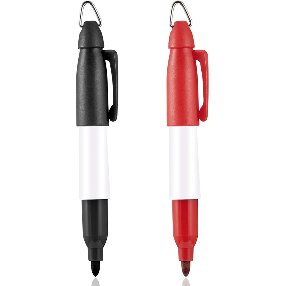 

EnHua Golf Ball Line Marker Golf Ball Line Liner 2 Pack Golf Ball Marker Line Drawing Tool with 2 Pieces Golf Ball Marker Pen
