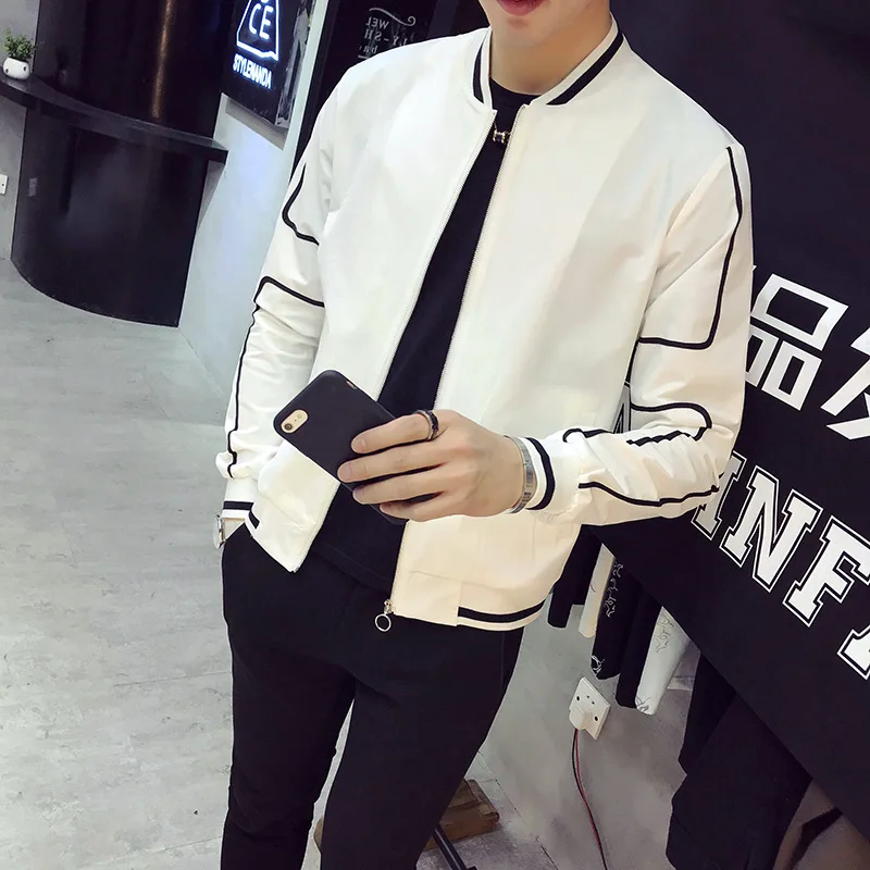 

Jacket men's 2020 spring and autumn new men's Korean fit color matching fashion jacket