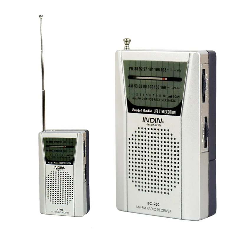 

Телескопическая антенна AM 88-108 / FM 53-160, портативный Радиоприемник со штекером для наушников
