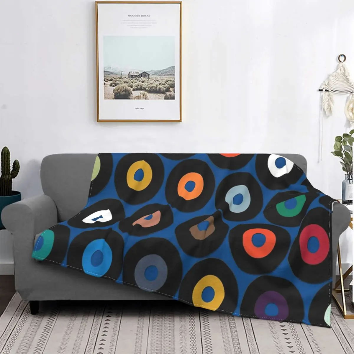 

Manta Blue de vinilo, colcha, Edredon a cuadros para cama, manta mullida a cuadros, Sudadera con capuros y fundas