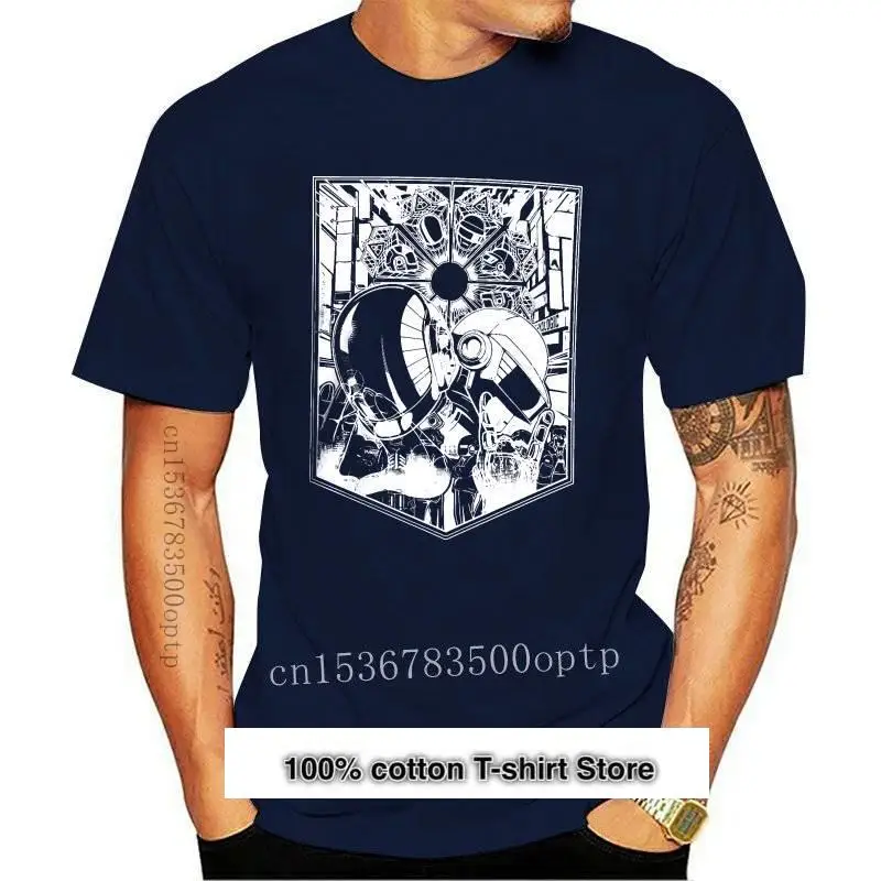 

Camiseta negra de манга corta para hombre, S-3XL Popular, Punk, Daft