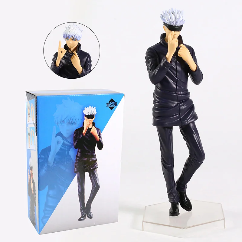 

Аниме Коллекционная Фигурка джутсу касин годжо Сатору, ПВХ кукла, Подарочная игрушка (две головки)