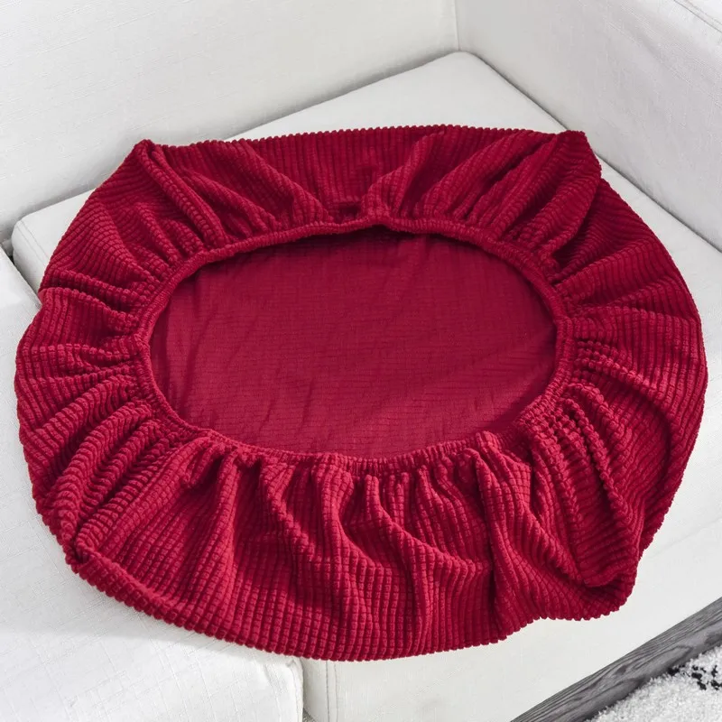 

Solid Color Sofa Seat Cushion Cover Elastic Pets Kids Furniture Protector Polar Fleece Stretch Washable Removable Slipcover