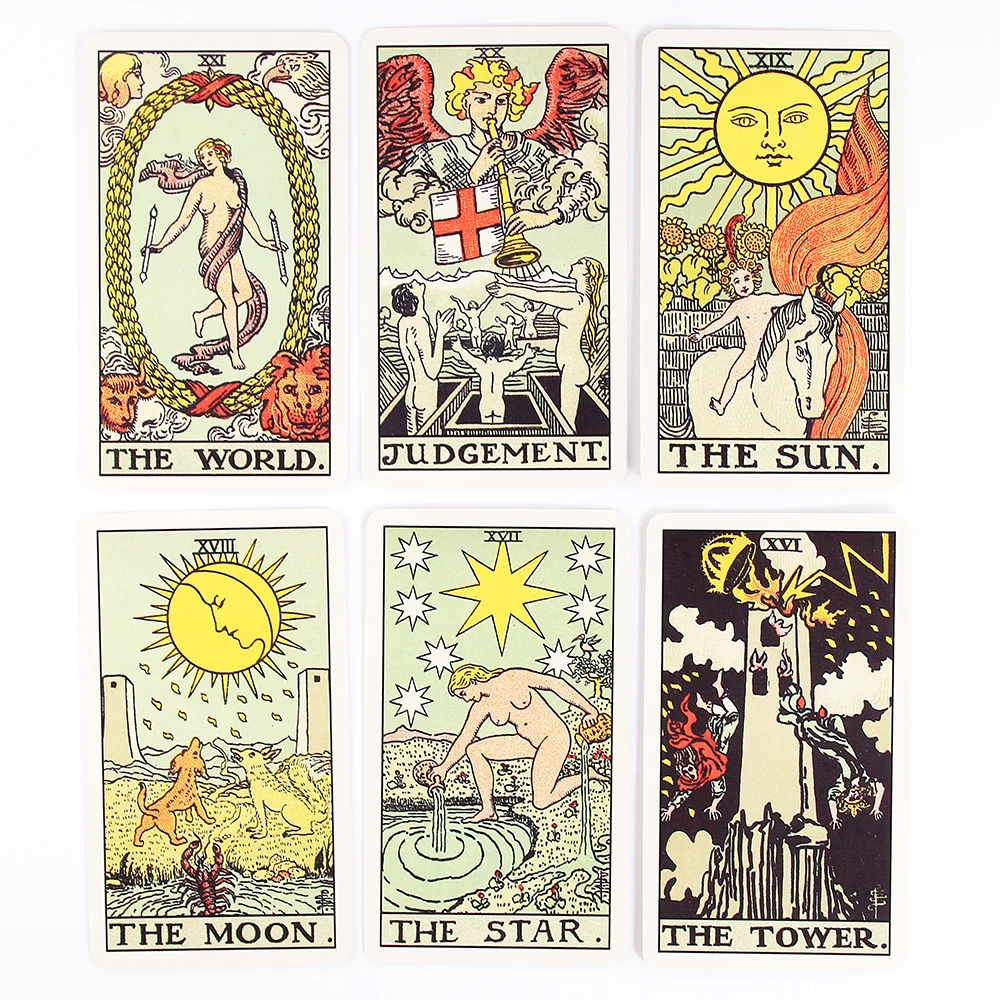 

Tarot Original 1909 палубная карта s, английская классическая Карта 1909 Tarot 78, Популярная Игровая настольная доска