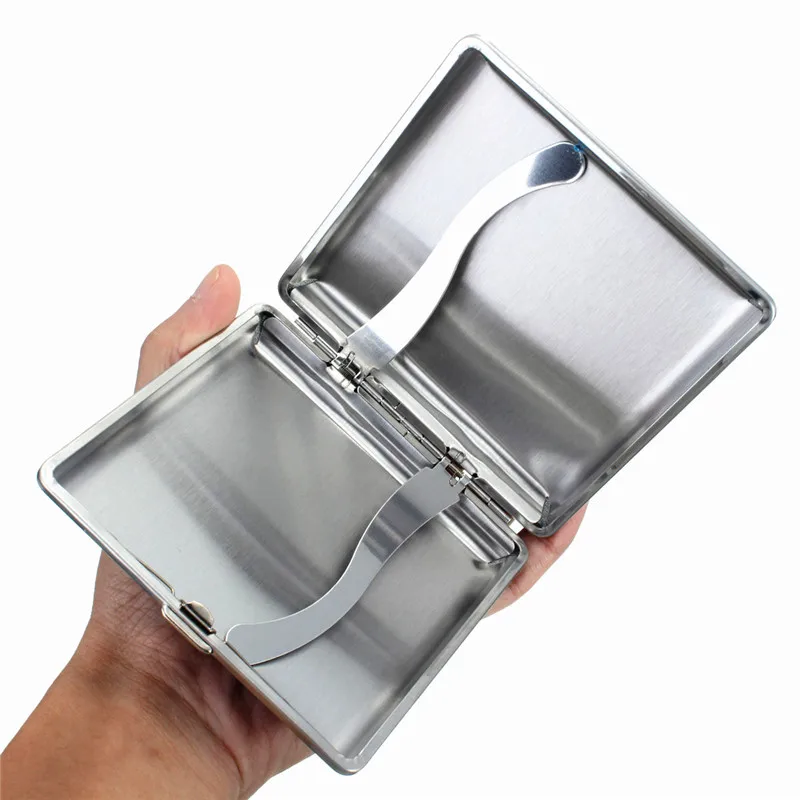 Изысканный Подарочный чехол для сигареты Черный Карманный кожаный