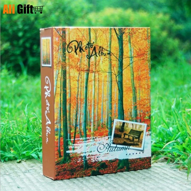 Модный фотоальбом 200 листов с изображением четырех сезонов альбом для