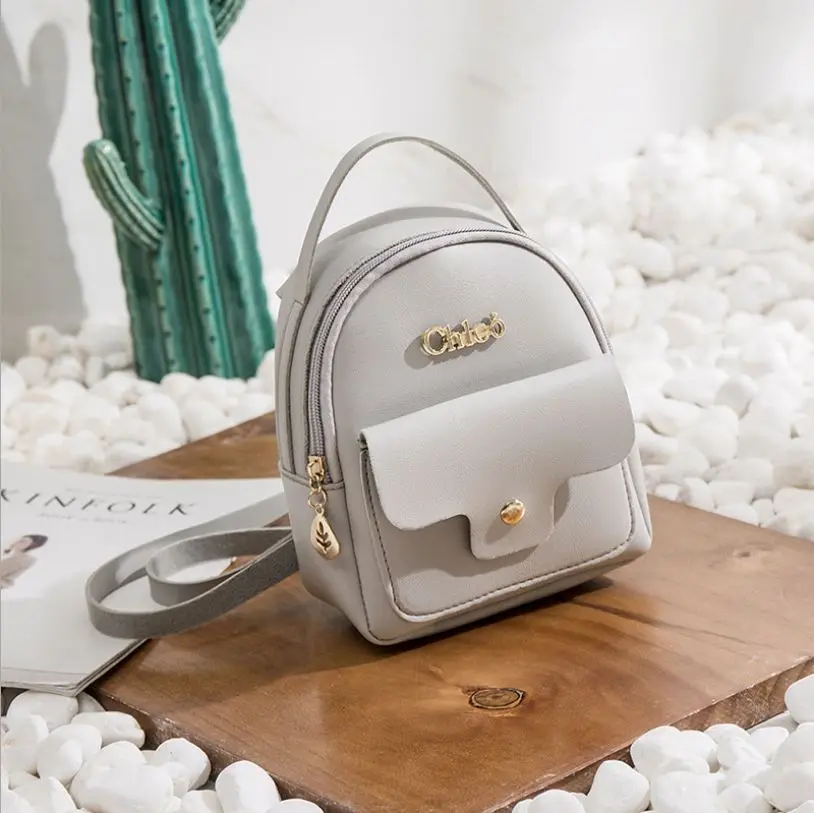 Новинка модная женская мини-сумка из искусственной кожи рюкзак школьная сумка