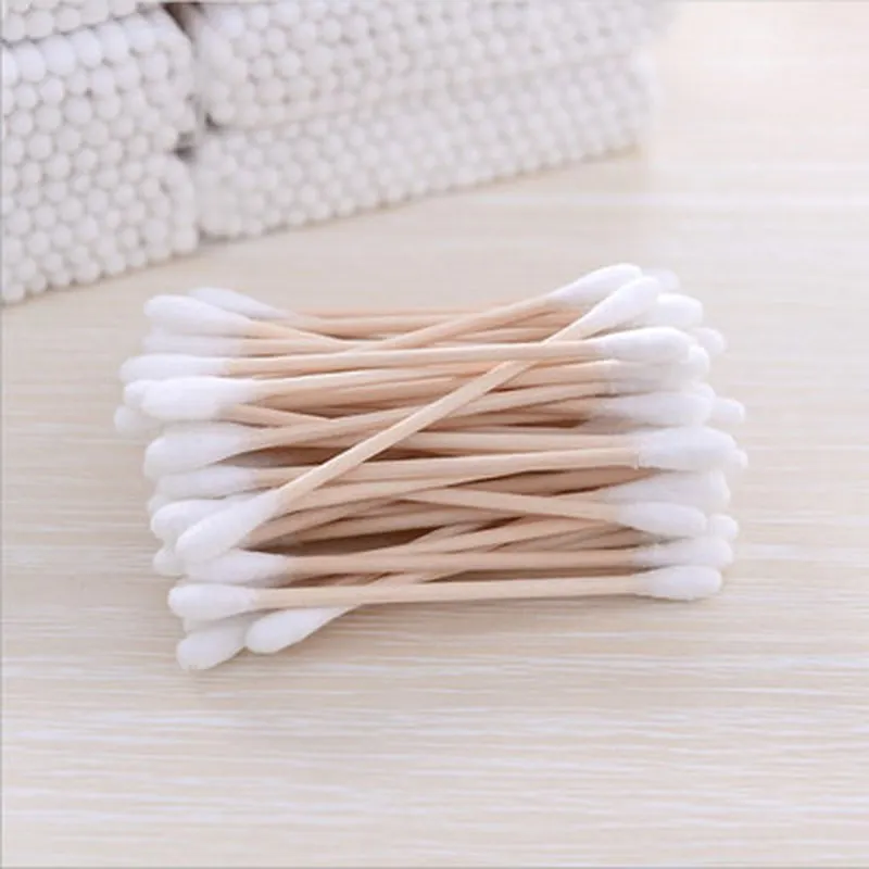 Новинка 100 искусственные ватные палочки с двойной головкой женские макияжные