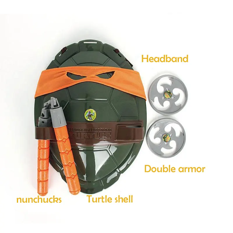 [Забавный] Мультяшные игрушки ниндзя из аниме фильма Броня черепашек оружие Лео