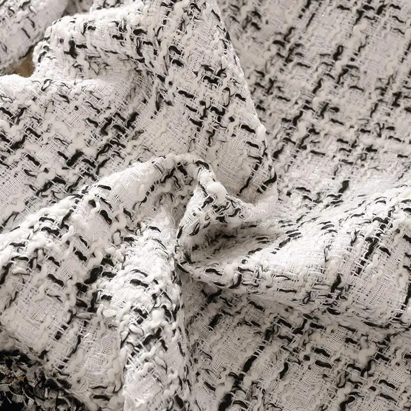 

European Trend New Style Small Fragrance Short Coat Female Temperament Ladies Long-sleeved Tweed Slim Jacket