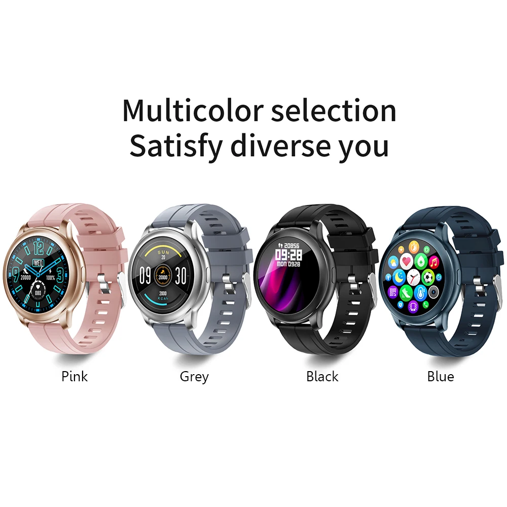 

1.28 inch Smart Watch Call Fitness Bracelet Heart Rate Monitor Tracker Smartwatch Silicone Strap IP67 Waterproof Watches