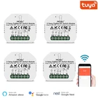 Новый Tuya ZigBee 3,0 2 Gang умный светильник переключатель релейный модуль ZIGBEE + RF работать с Alexa Google Home Smart Home приложение Smart Life
