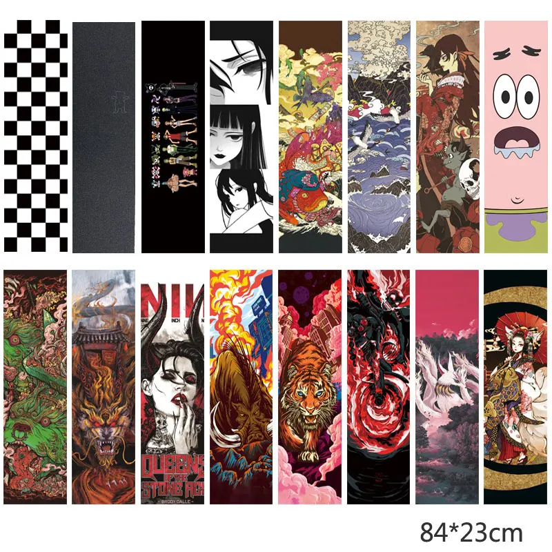 Наклейка на скейтборд двойной рокер абразивная бумага ПВХ 84*23 см|Скейтборд| |