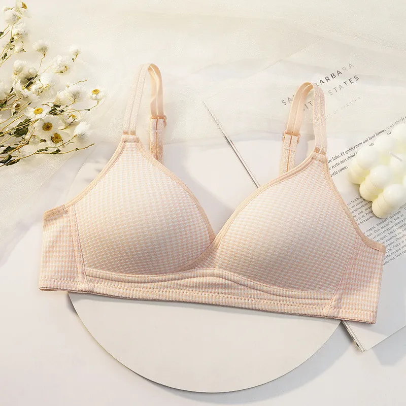 Хлопковое мягкое нижнее белье для девочек-подростков бюстгальтеры спортивный