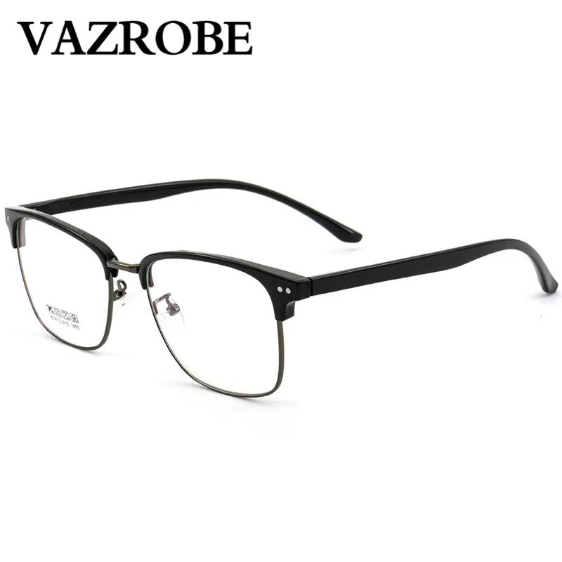 

Vazrobe big Eyeglasses Men 154mm Oversized Glasses large frame eyeglass spectacles ultra-light for prescription