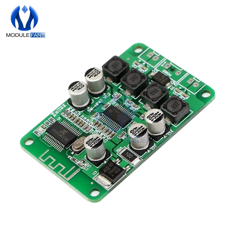 Плата усилителя мощности TPA3110 2x15 Вт с Bluetooth для динамика 4/6/8/10 Ом двухканальный