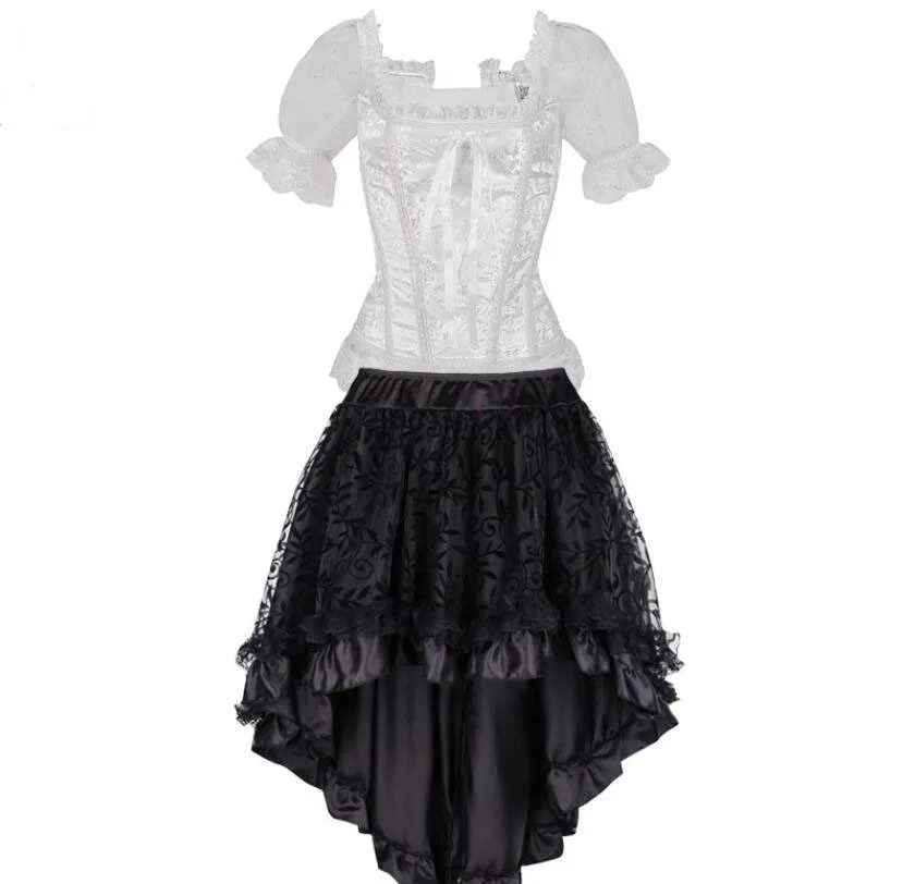 Корсет платье костюм бюстье в стиле стимпанк платья ретро винтажном Костюм