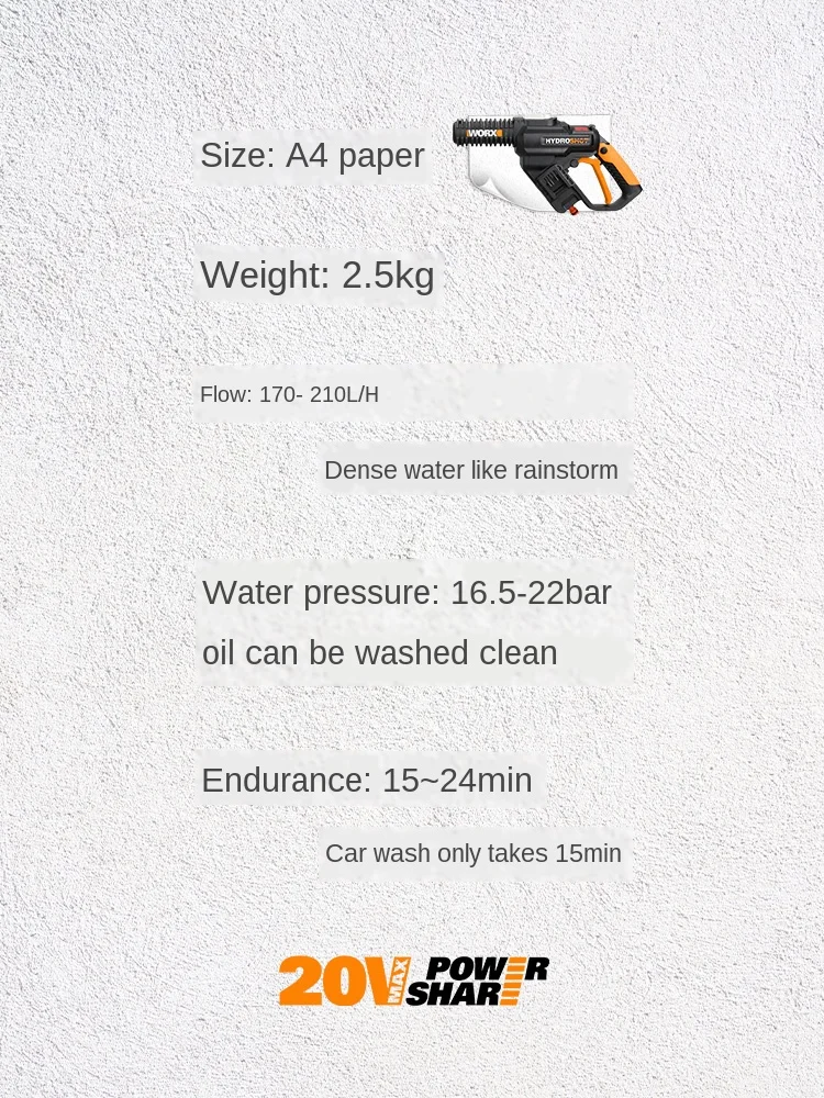 Бесщеточный беспроводной очиститель бытовой стиральной машины высокого