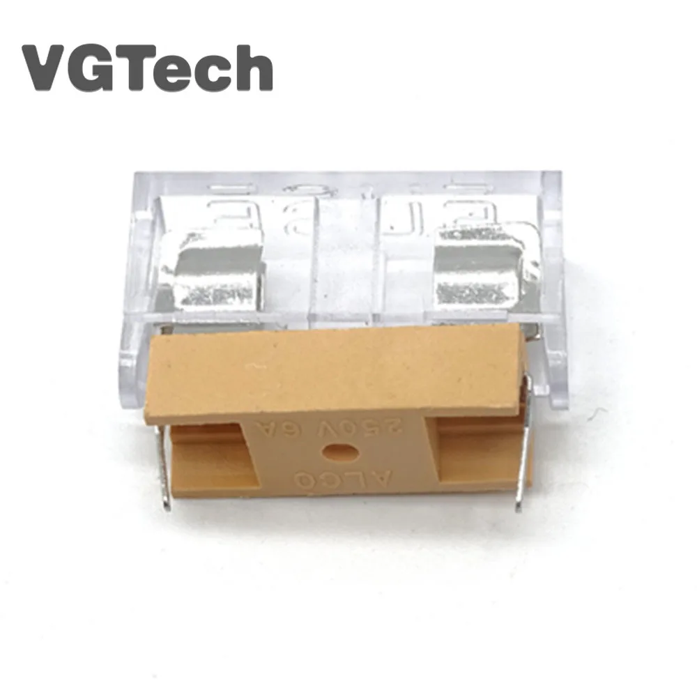 

10 шт./лот 5*20 мм 5x20 мм держатель предохранителя с прозрачной крышкой Держатель предохранителя для страховой трубки держатели предохранителе...