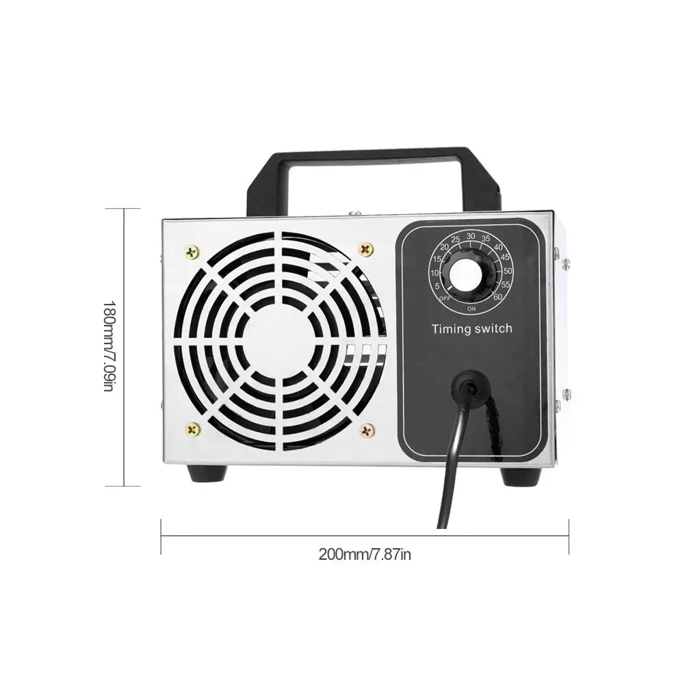 

Ozone Generator Efficient Safe Air Purifier Formaldehyde Disinfection Deodorizer Sterilization Machine Ambientador Casa