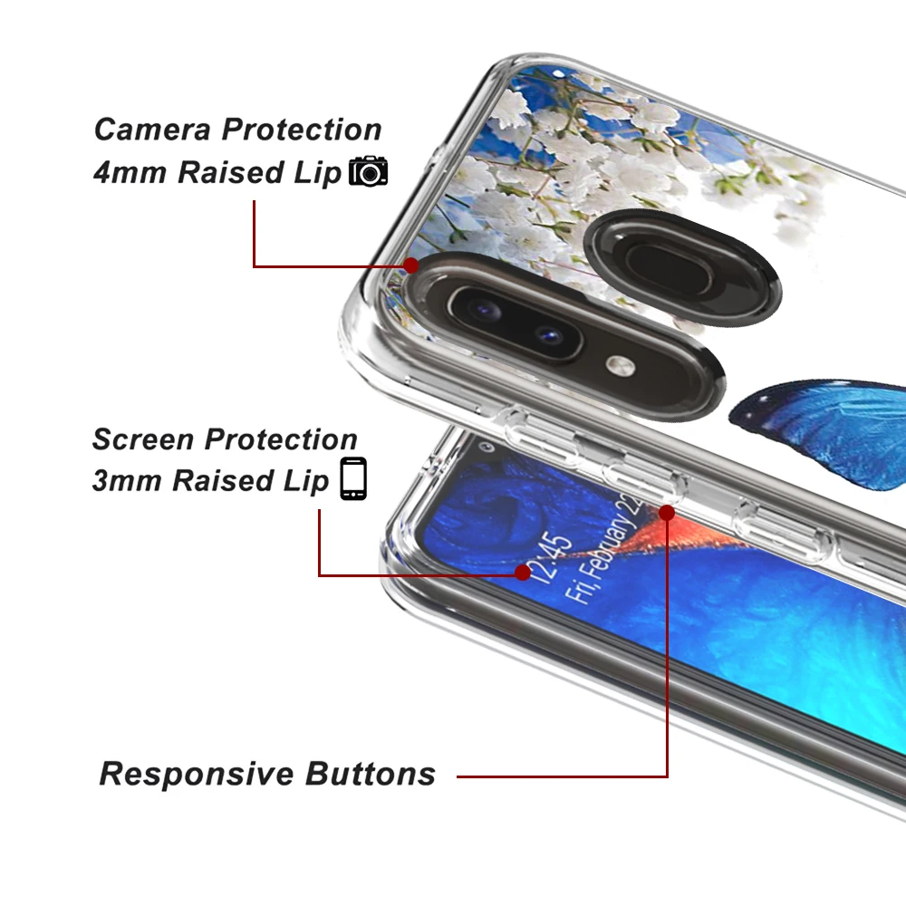 Чехол для телефона samsung Galaxy A20/A30/A30S/A50/A50S Силиконовый ТПУ Мягкий противоударный