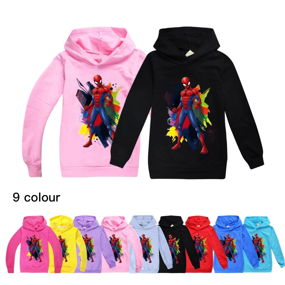 Лидер продаж весенне осенняя одежда Детские свитшоты с капюшоном свитер