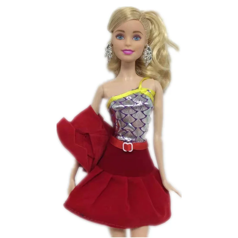 

Fashion Lady Office Clothes Set for Barbie Doll Coat Tank Top Skirt Outfits 1/6 BJD Dolls Accessories Kids DIY Toys Girl Gifts