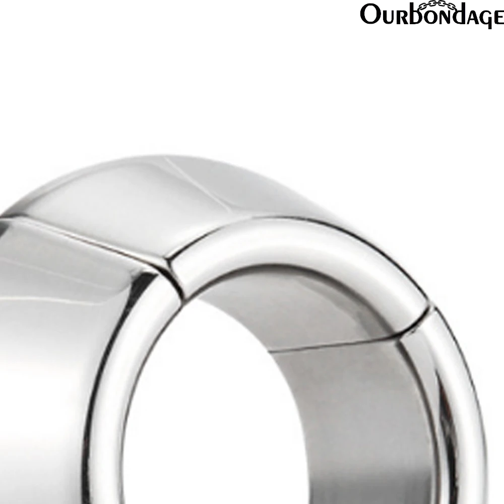 Бандаж из нержавеющей стали сверхмощное кольцо на член шарик Растяжитель веса