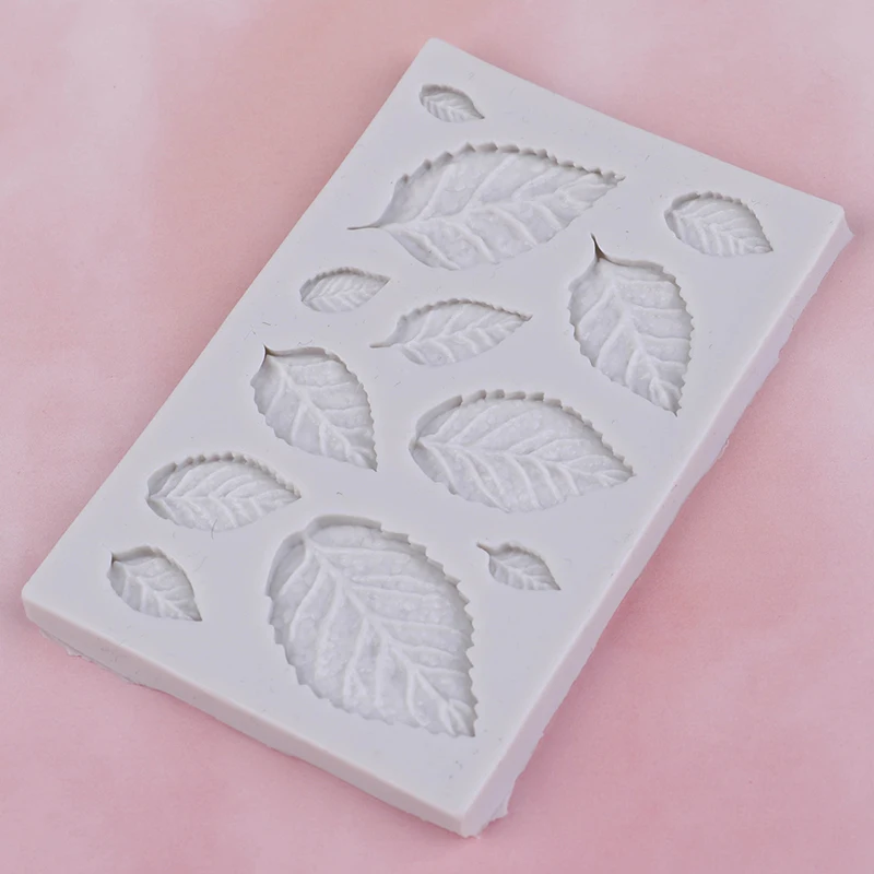 

Rose Leaves Silicone Soap Mold Kitchen Accessories Cake Mold Cookies Cake Tools
