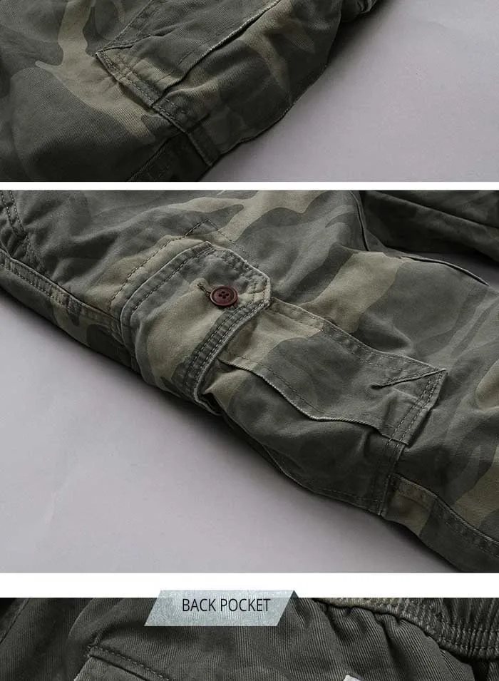 Fashion Camo Joggers Cargo Pants Men Casual Cotton Loose Baggy Harem Pants Military Army Style Outdoor Trousers Man Clothes