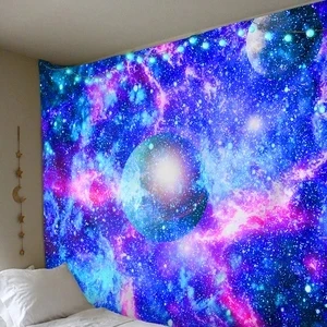 

Galaxy Universe Space Tapestry Stars Wall Hanging Hippie Retro Home Decor Yoga Beach Mat Tapiz Witchcraft Wall Cloth Tapestries