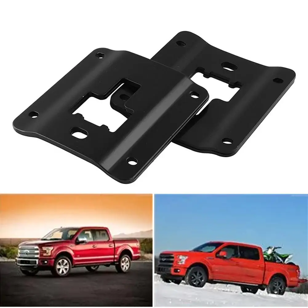 

4PCS Ford F150 Fastening Bracket Panel Raptor Truck Bed Cargo Tie Down Brackets For Anti-Theft Screws Car Accessories