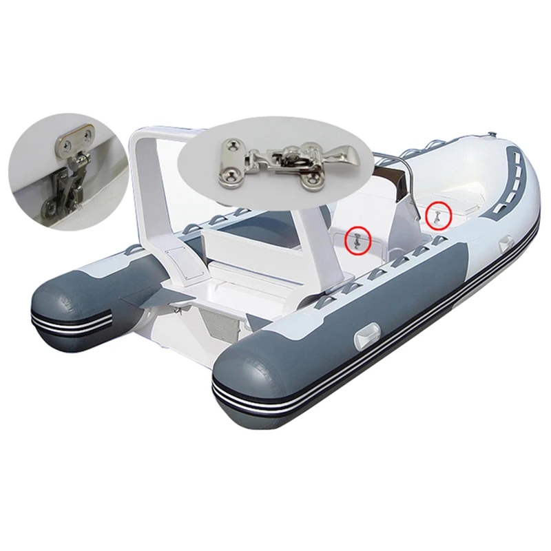 

1Pcs Marine Boat Deck Lock Hasp 316 Stainless Steel Lockable Hold Down Clamp Anti-Rattle Latch Fastener Boat Yacht Accessory
