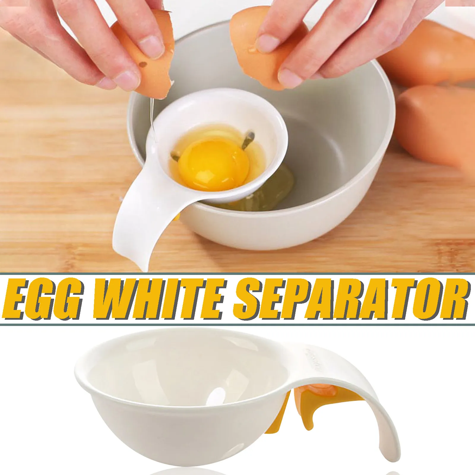 

New Arrival 1pc Egg Yolk Separator Protein Separation Tool Food-grade Egg Tool Kitchen Tools Kitchen Gadgets Egg Divider