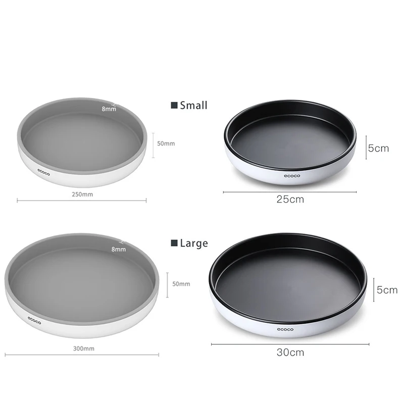 

Ecoco Rotating Storage Rack Multifunctional Seasoning Organizer Shelf Oilproof Non-Slip Kitchen Supplies Holder